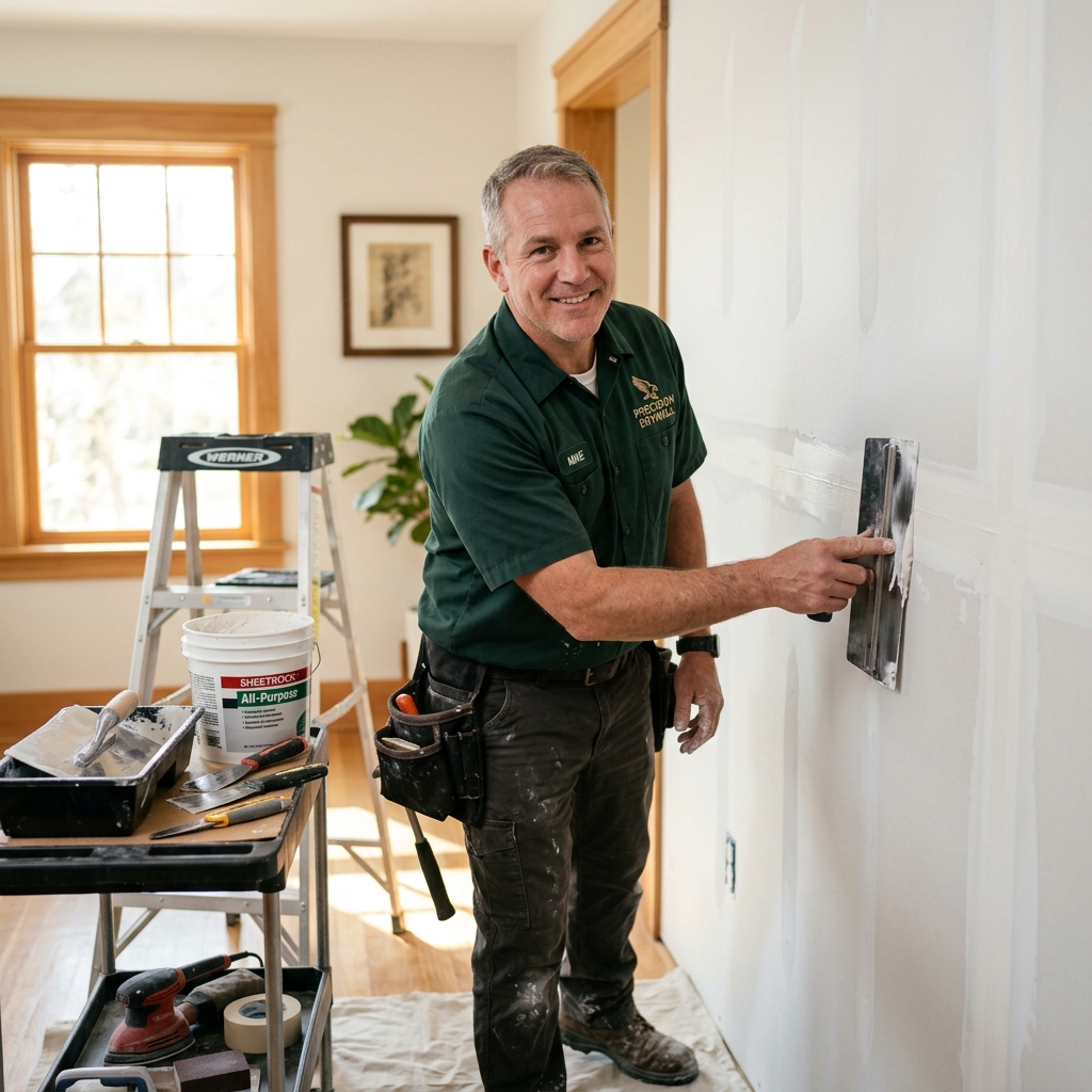 Professional drywall finish